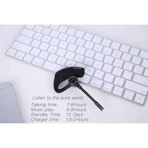 Planet Gates Business Bluetooth Headset Wireless Earphone Car Bluetooth V4.1 Phone Handsfree MIC Music for iPhone Xiaomi Samsung