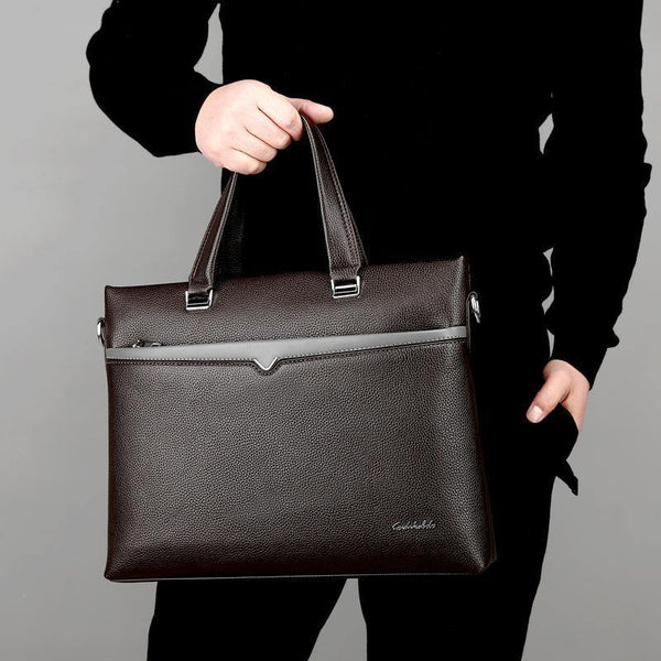 Planet Gates Business Briefcase Men Bag Male Shoulder Laptop Bag Large Capacity Leather Handbag Messenger Bags High Quality