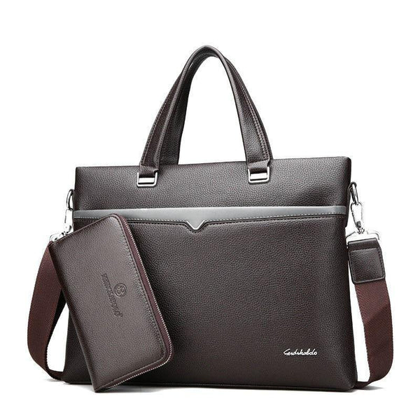 Planet Gates Business Briefcase Men Bag Male Shoulder Laptop Bag Large Capacity Leather Handbag Messenger Bags High Quality