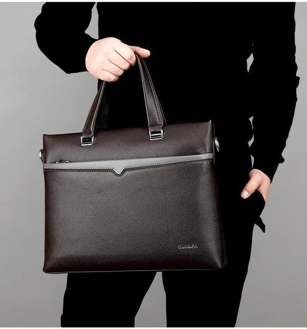 Planet Gates Business Briefcase Men Bag Male Shoulder Laptop Bag Large Capacity Leather Handbag Messenger Bags High Quality