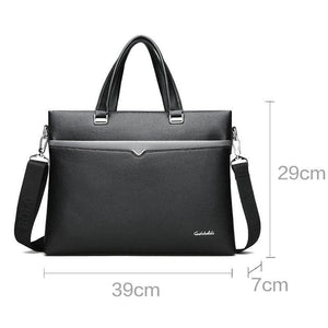 Planet Gates Business Briefcase Men Bag Male Shoulder Laptop Bag Large Capacity Leather Handbag Messenger Bags High Quality