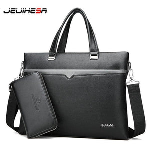 Planet Gates Business Briefcase Men Bag Male Shoulder Laptop Bag Large Capacity Leather Handbag Messenger Bags High Quality