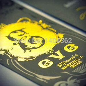 Planet Gates Business cards Custom gold stamp business card printing gold foil Business Card Printing gold stamping visit cards