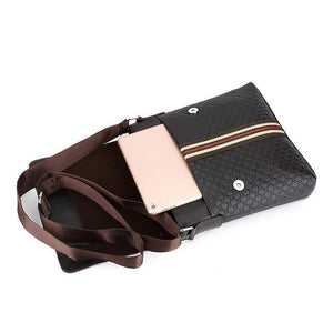 Planet Gates Business Leather Men Messenger Bags Promotional Small Crossbody Vintage Shoulder Bag Casual Man Bag  LJ-0573