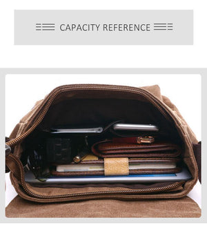 Planet Gates Business Messenger Bags For Men Student A++ Canvas Crossbody Shoulder Pack Retro Solid Casual Office Travel Bag