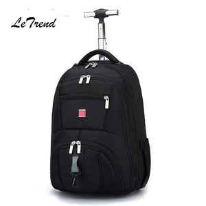 Planet Gates Business Oxford Travel Bag Men Large Capacity Backpack Women Rolling Luggage Trolley Case Carry On Wheels Suitcase