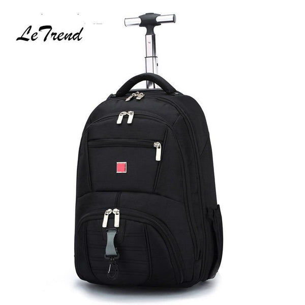 Planet Gates Business Oxford Travel Bag Men Large Capacity Backpack Women Rolling Luggage Trolley Case Carry On Wheels Suitcase