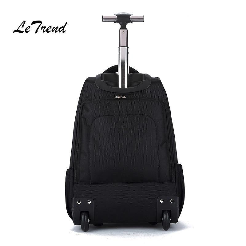 Planet Gates Business Oxford Travel Bag Men Large Capacity Backpack Women Rolling Luggage Trolley Case Carry On Wheels Suitcase
