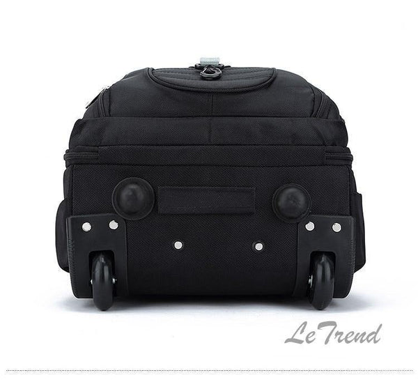 Planet Gates Business Oxford Travel Bag Men Large Capacity Backpack Women Rolling Luggage Trolley Case Carry On Wheels Suitcase