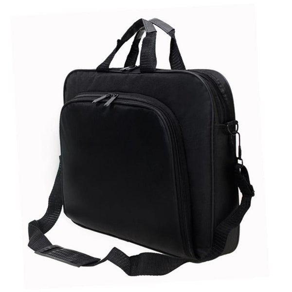 Planet Gates Business Portable Nylon Computer Handbags Zipper Shoulder Laptop Simple Bag men bag shoulder laptop black