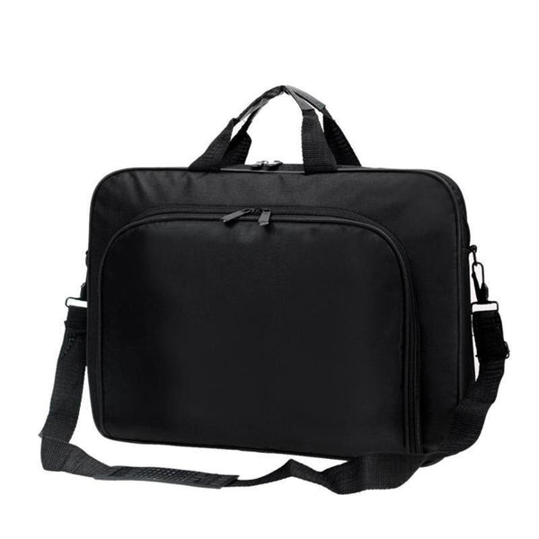 Planet Gates Business Portable Nylon Computer Handbags Zipper Shoulder Laptop Simple Bag men bag shoulder laptop black