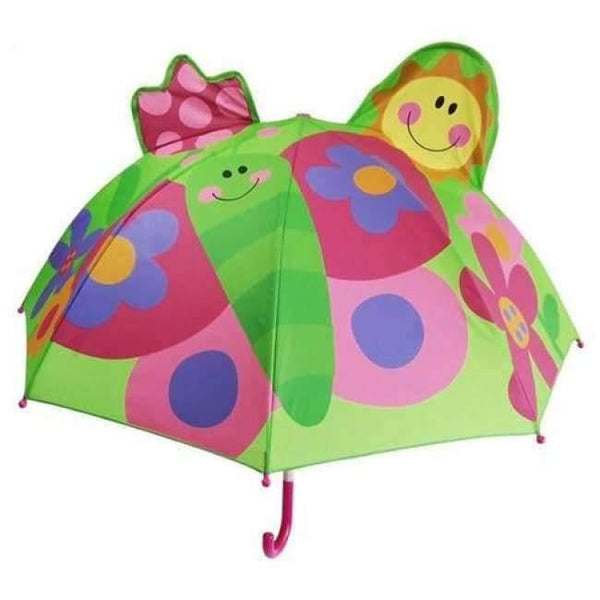 Planet Gates butterfly Cartoon Children Umbrella animation creative  long-handled 3D ear modeling kids umbrella For boys girls