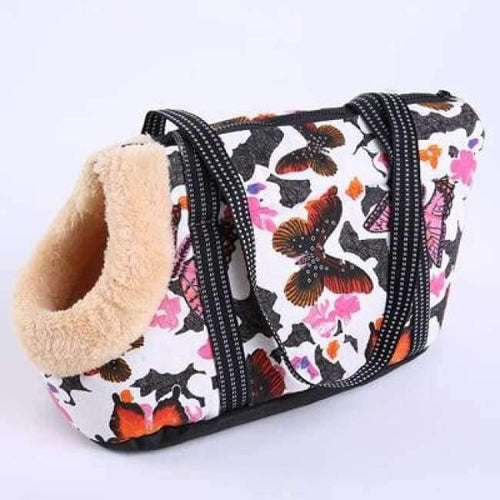 Planet Gates Butterfly / S Dog Bag For Small Dogs Puppy Cat Outdoor Travel Tote Backpack Breathable Cozy Soft Carrying Supplies DOGGYZSTYLE