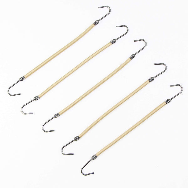 5pcs Ponytail Rubber Elastic Hook Hair Bands For Women Girls Gum Hooks Hair Accessories Styling tools Holder Bungee Bands