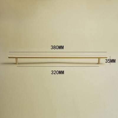 European style/Gold Solid Brass Cabinet Long Handles Furniture Drawer Pulls Drawer T Bar Kitchen Pulls Furniture Handle Hardware