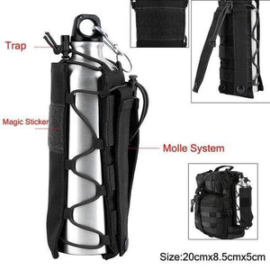 Planet Gates C-1 Water Bottle Pouch Tactical Army Water Bags Kettle Accessory Bags for Camping Hiking Travel Survival Kits Holder