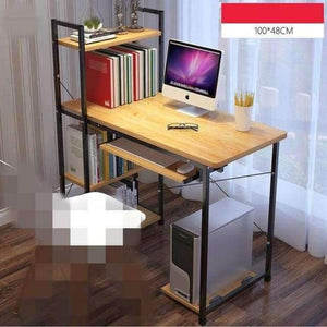 Planet Gates C  100x48cm Modern Simple Desktop Computer Desk Student Learning Writing Desk Computer Table Wooden Laptop Desk school office furniture