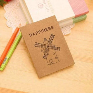 Planet Gates C 12 pcs/lot 12x9cm Vintage Happiness Birds And Flower Min Diary Notebook Writing Pads Office School Supplies