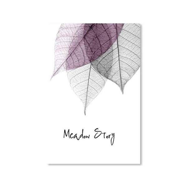 Planet Gates C / 13x18cm No Frame Abstract Leaves Canvas Paintings Poster Print Nordic Minimalist Wall Art Pictures For Living Room Bedroom Home Decor