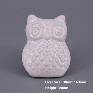 1x Classic White  Porcelain/Ceramic Drawer Pull Knob Cabinet Cupboard Door Handle Knob