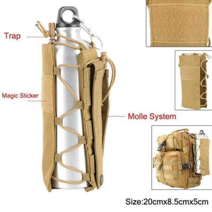 Planet Gates C-2 Water Bottle Pouch Tactical Army Water Bags Kettle Accessory Bags for Camping Hiking Travel Survival Kits Holder
