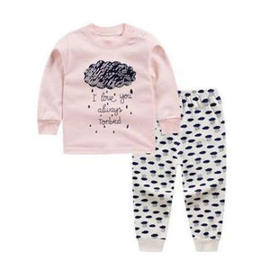 Planet Gates C / 24M Girls Autumn Winter Tiny Cottons Set Baby Clothes Teenage Children Boutique Pajamas Outfits for Kids Toddler Tracksuit