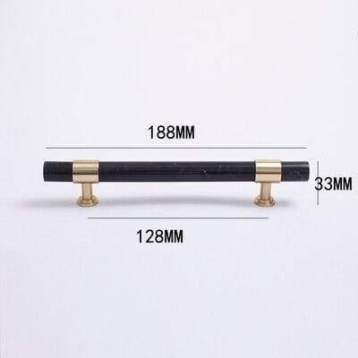 Natural Marble/Crystal + Brass T Bar Cabinet Handle And Knobs Kitchen Cupboard Door Pulls Furniture Handle Dresser Knob Hardware