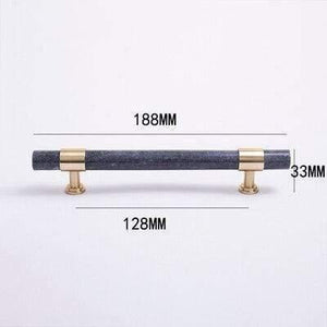 Natural Marble/Crystal + Brass T Bar Cabinet Handle And Knobs Kitchen Cupboard Door Pulls Furniture Handle Dresser Knob Hardware