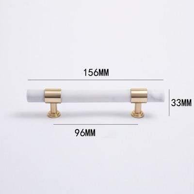 Natural Marble/Crystal + Brass T Bar Cabinet Handle And Knobs Kitchen Cupboard Door Pulls Furniture Handle Dresser Knob Hardware