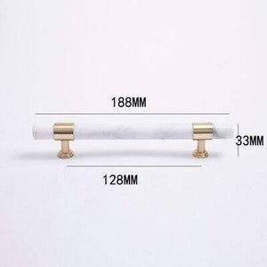 Natural Marble/Crystal + Brass T Bar Cabinet Handle And Knobs Kitchen Cupboard Door Pulls Furniture Handle Dresser Knob Hardware