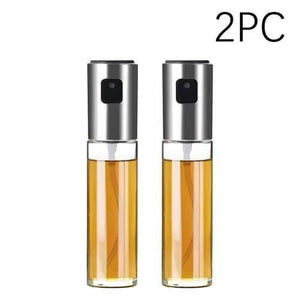 Stainless Steel Olive Oil Spray Bottle Oil Vinegar Spray Bottles Water Pump Gravy Boats Grill BBQ Sprayer BBQ Kitchen Tools