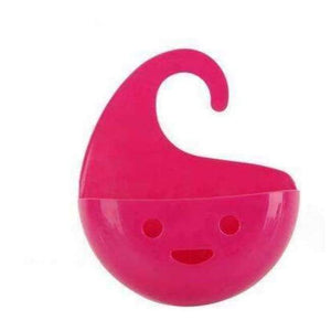 Planet Gates C 2pcs Smile Face Hanging Storage Basket stackable storage rack Shower Bath Organizer  bathroom kitchen  accessories