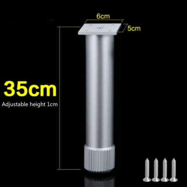 Planet Gates C  4pcs per lot Thick Aluminum Alloy Table Leg Cupboard Sofa Increase Foot Adjustable Multifunction Support Foot Furniture Accessories 4Pcs/lot