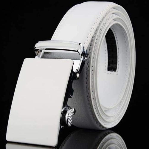 Planet Gates C / Asia size  110CM Men and Women White Belts 110 CM -130 CM Male Belt