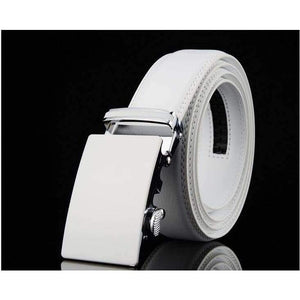 Planet Gates C / Asia size  110CM Men and Women White Belts 110 CM -130 CM Male Belt
