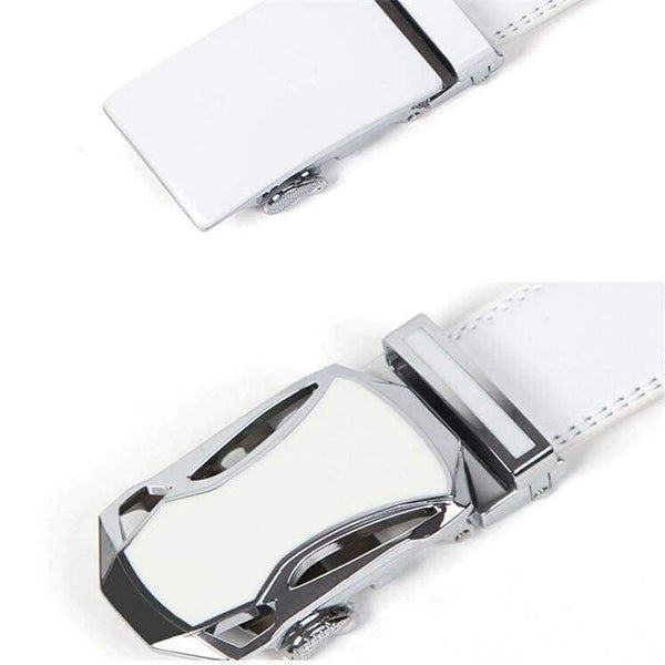 Planet Gates C / Asia size  110CM Men and Women White Belts 110 CM -130 CM Male Belt
