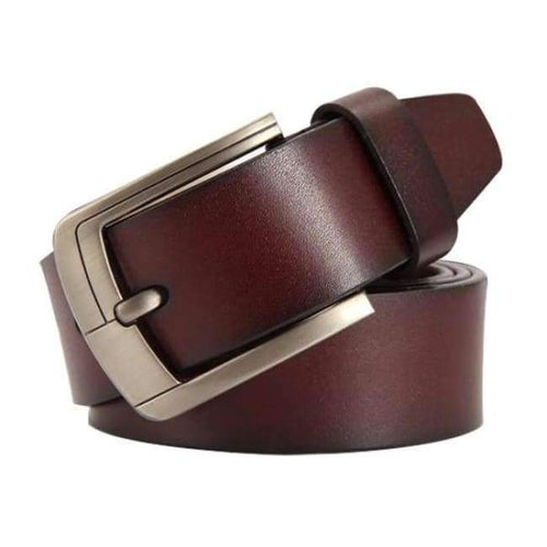 Planet Gates C BROWN / 95cm [DWTS]Men's belt leather belt men male genuine leather strap luxury pin buckle casual men's belt Cummerbunds ceinture homme