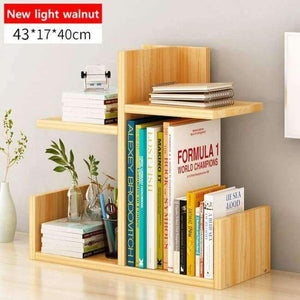 Planet Gates C brown Simple Combination Bookshelf Desktop Stands Creative student Desktop Bookcase Storage Cabinet Home Furniture