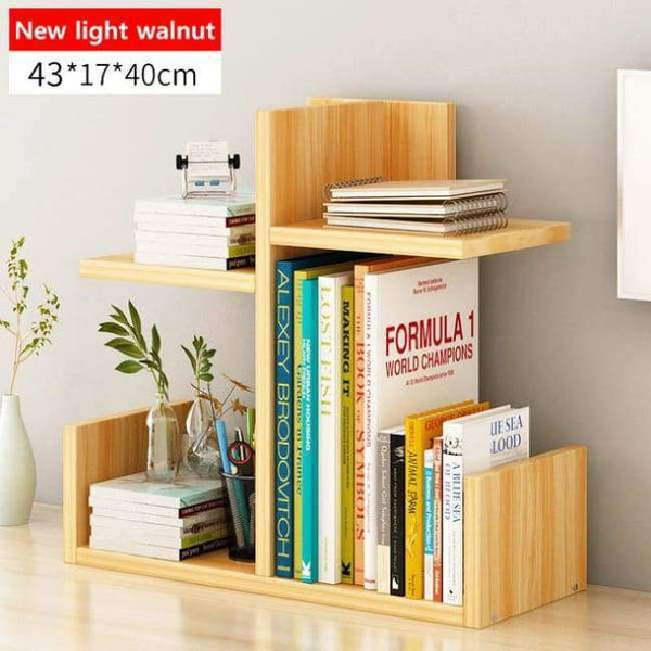 Planet Gates C brown Simple Combination Bookshelf Desktop Stands Creative student Desktop Bookcase Storage Cabinet Home Furniture