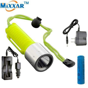 Planet Gates C / China LED Diving Flashlight T6 2000LM Lantern Lamp Rechargeable Linternas by 18650 Underwater Diving Scuba Flashlights Light