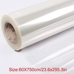 Self-adhesive Transparent Film Marble Wood Desktop Protective Film Tabletop Stickers for Furniture