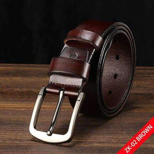 Planet Gates C coffee / 105cm [DWTS]belt male leather belt men male genuine leather strap luxury pin buckle belts for men belt Cummerbunds ceinture homme