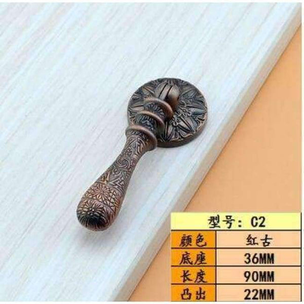 Planet Gates C Continental vintage cabinet knobs and handles Cupboard  wardrobe Door pendants rings drawer pulls Furniture Hardware Accessory