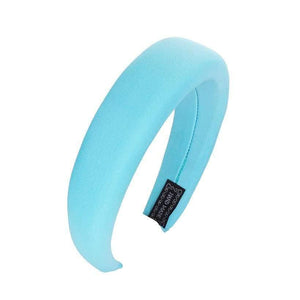 Fashion Western Style Solid Colors Thicken Padded Headband Bezel Turban Women Hairbands Girls Accessories Headwear