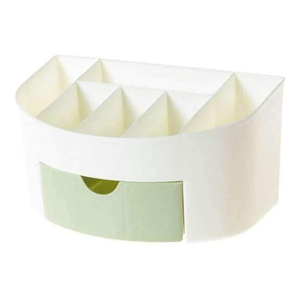 Planet Gates C Green Office Organizer Box Makeup Cosmetic Holder Make Up Tools Storage Boxes Brush Stationery Case Jewelry Display Rack Organization