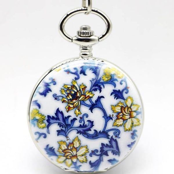 Planet Gates C London Pocket & fob Watches Mechanical Watch Hand Wind Skeleton Mens Pocket Watch With Chain Xmas Gift Box