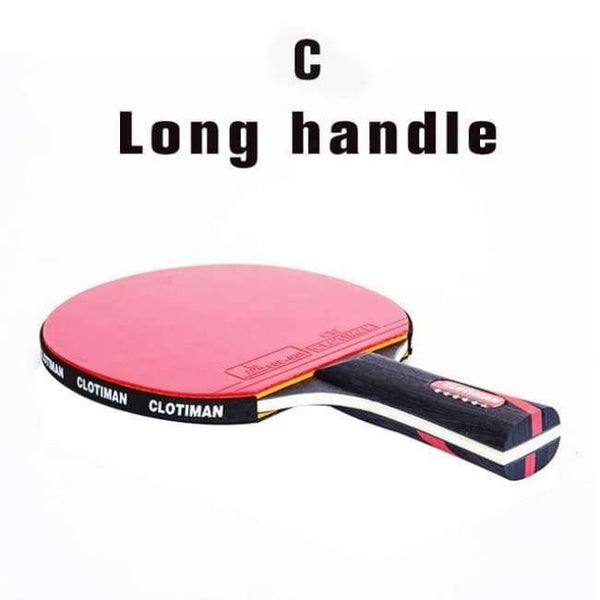 Planet Gates C long handle Quality carbon bat table tennis racket with rubber pingpong paddle short handle tennis table rackt long handle offensive