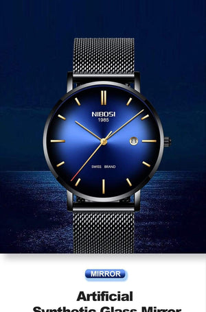 Planet Gates C Mens Watches Top Brand Luxury Mesh Steel Strap Green Casual Quartz Watch Men Fashion Sports Wrist Watch Relogio Masculino