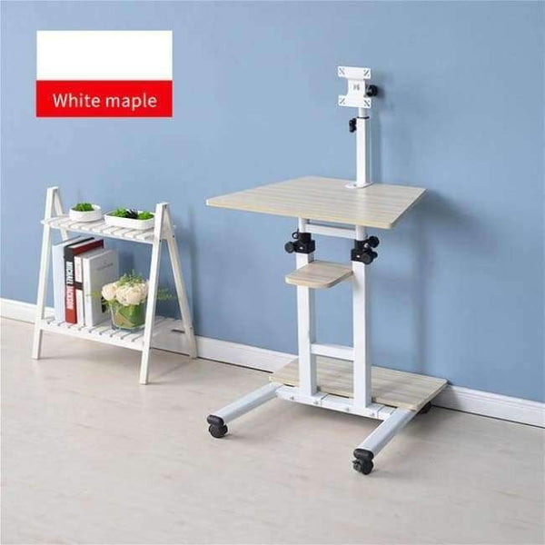 Planet Gates C Multifunctional household computer computer desk standing mobile lazy table can freely lift table.