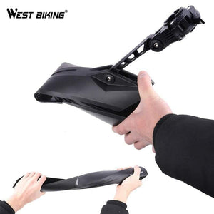 Planet Gates C Normal Black Quick Release Mountain Bike Fenders 2PCS Front Rear Cycling Bike Mudguard Wing 24 26 27.5 29 inch MTB Bicycle Fender